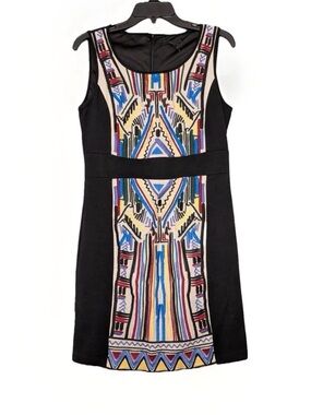 THML Embroidered Colorful Dress Women’s Size Large Rayon